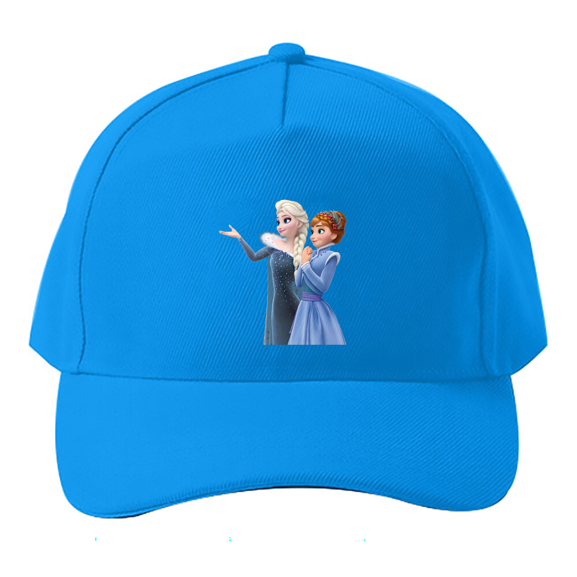 （画像用） アナと雪の女王 アンナ エルサ Frozen Anna Elsa ベースボールキャップ 綿100％ 男女兼用 帽子 スポーツ
